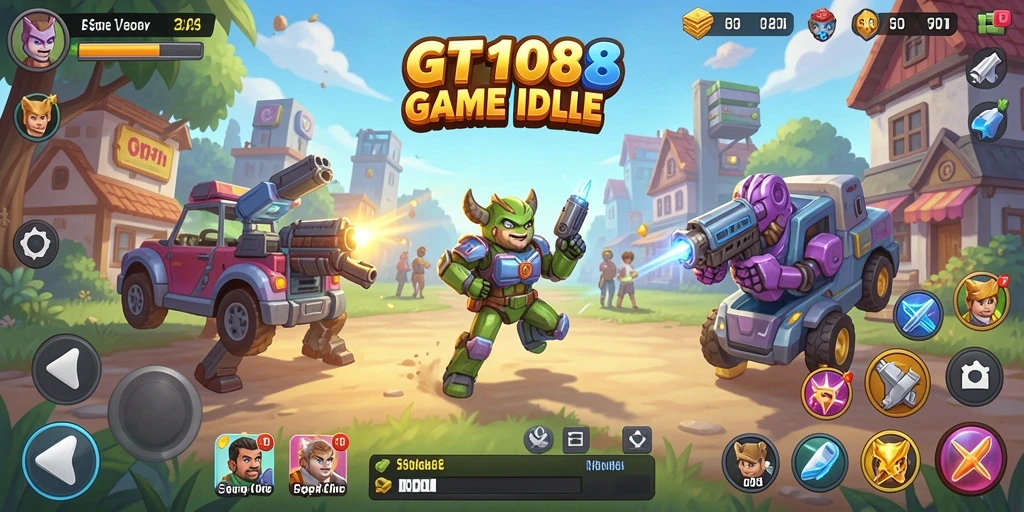 Gameplay GT108 yang menarik dan mengasyikkan saat bermain Idle.