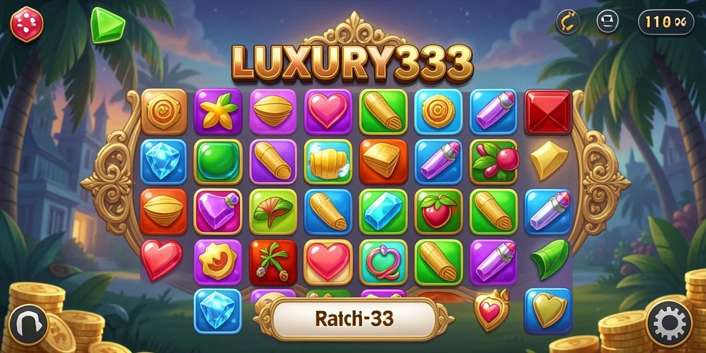 Tampilan gameplay seru dalam LUXURY333 dengan grafis menarik.