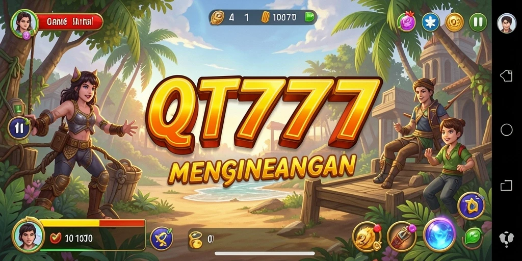 Tampilan gameplay QT777 yang mengasyikkan dan penuh warna.