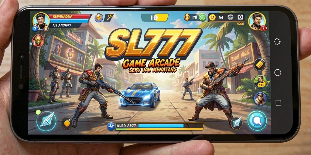 Tampilan gameplay seru dari game Arcade SL777 yang penuh tantangan.