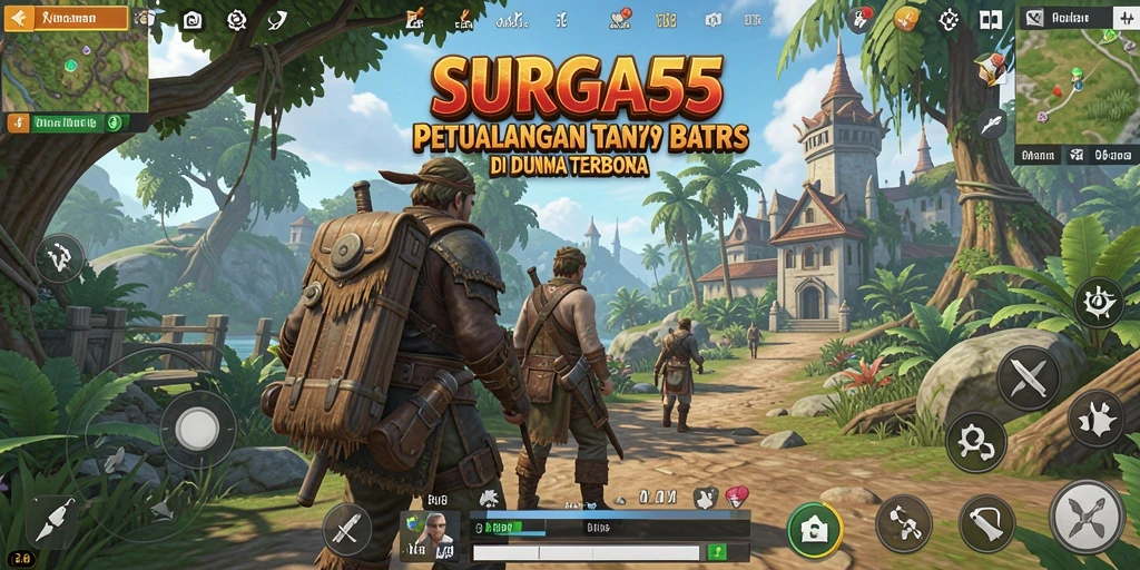 Gameplay SURGA55 yang mengasyikkan di dunia terbuka.